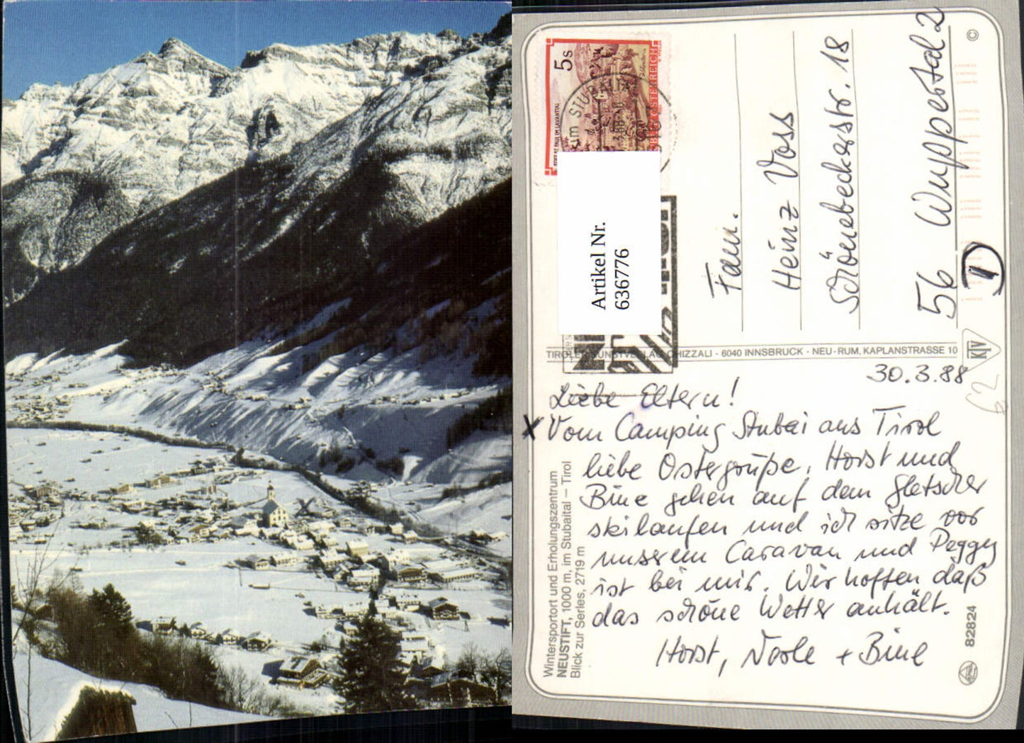 Alte Ansichtskarte – Old Postcard