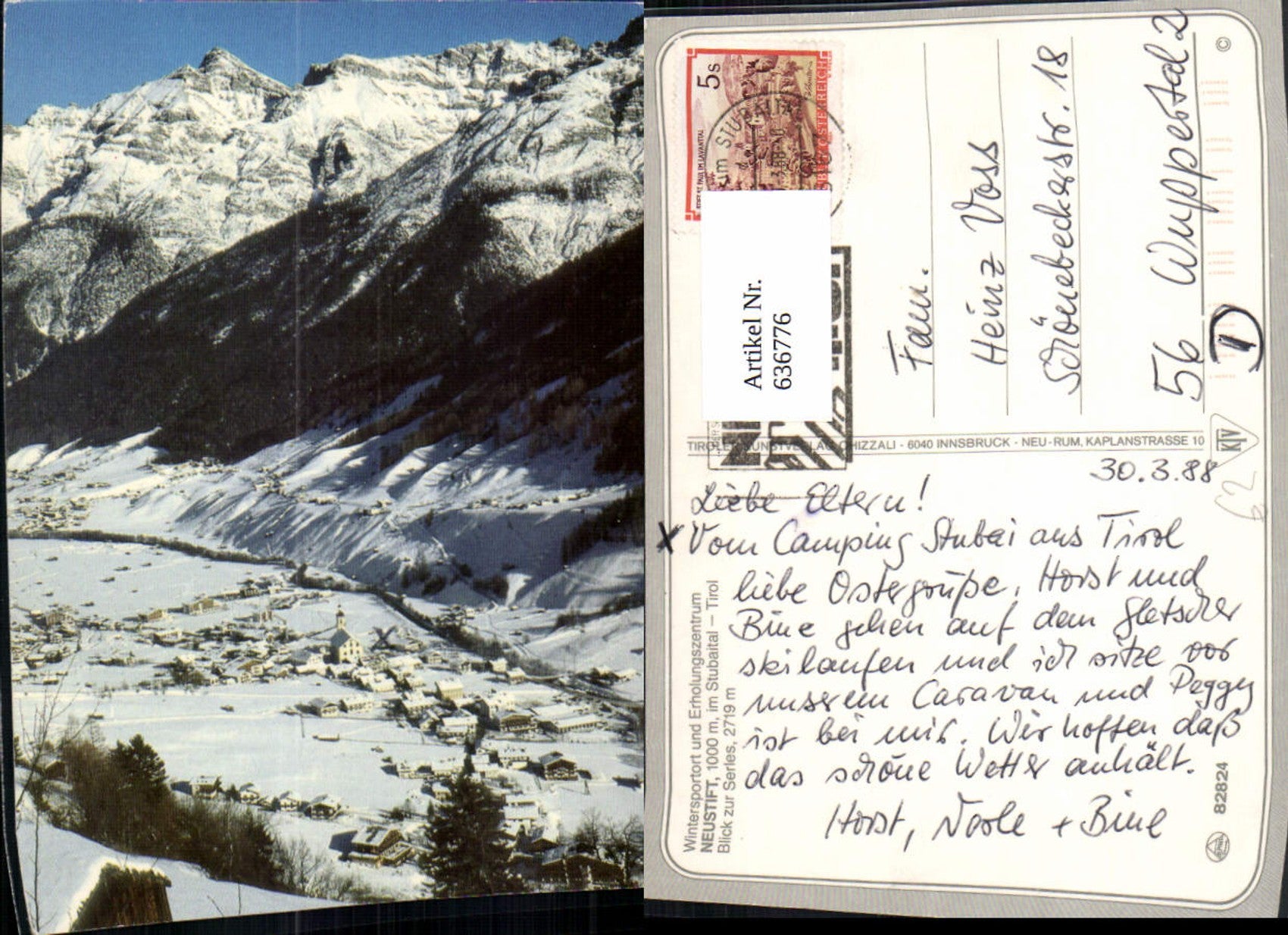 Alte Ansichtskarte – Old Postcard