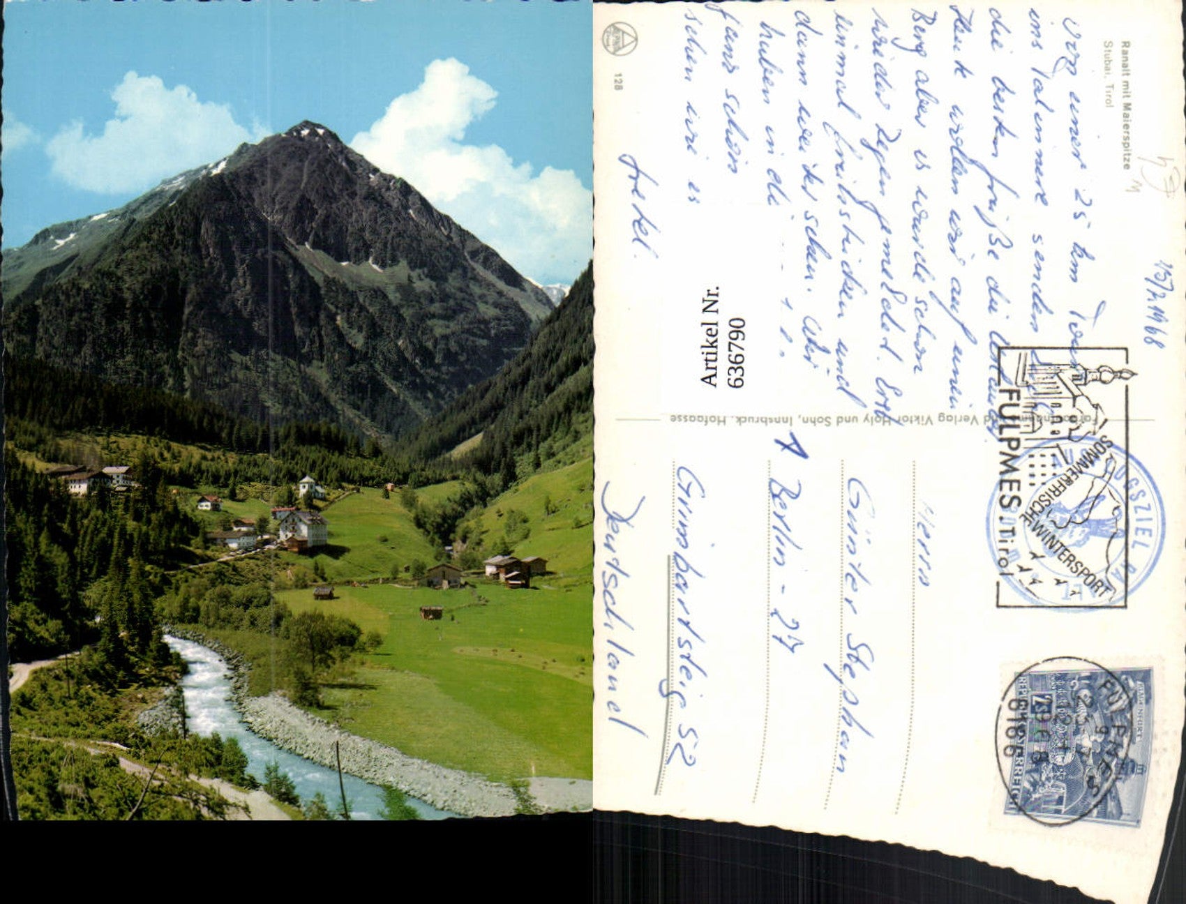 Alte Ansichtskarte – Old Postcard