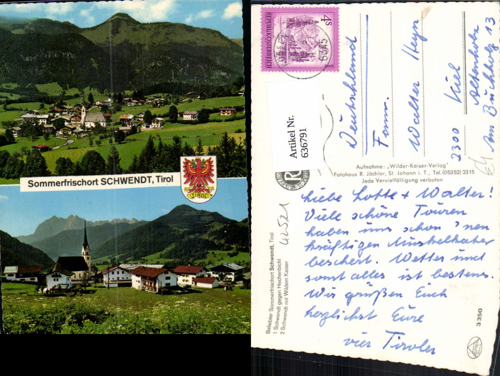 Alte Ansichtskarte – Old Postcard