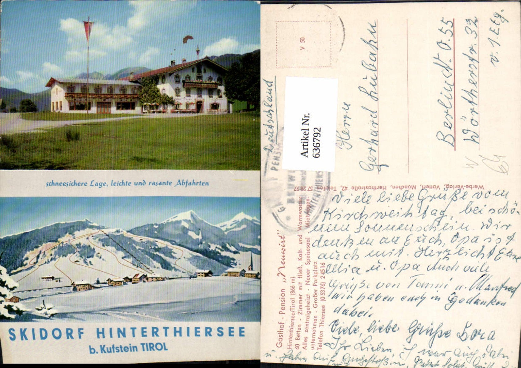 Alte Ansichtskarte – Old Postcard