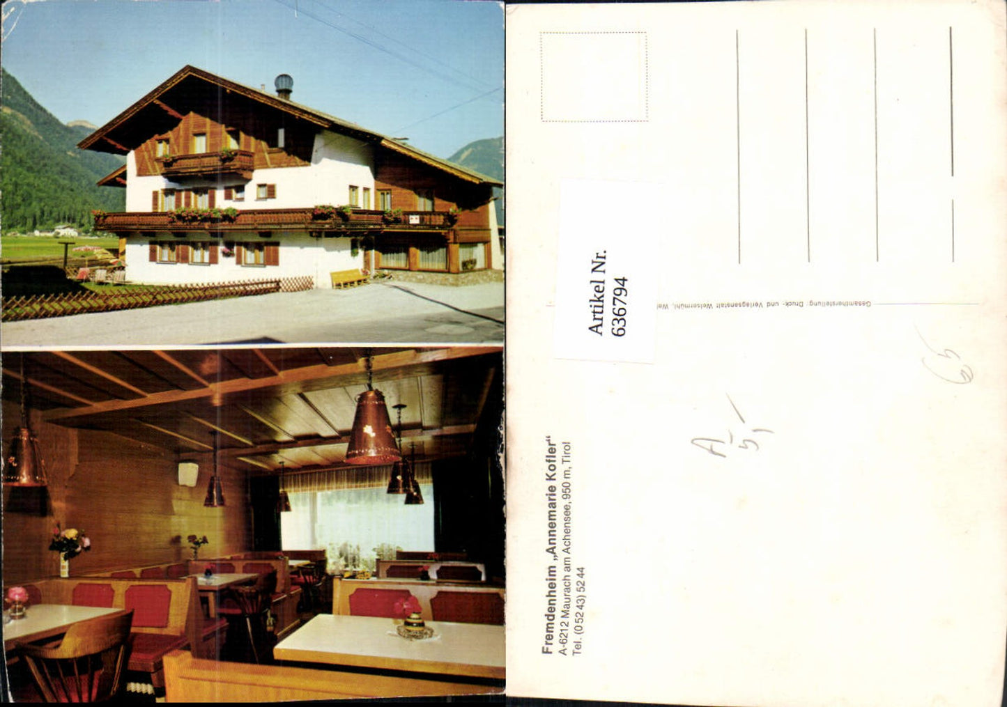 Alte Ansichtskarte – Old Postcard