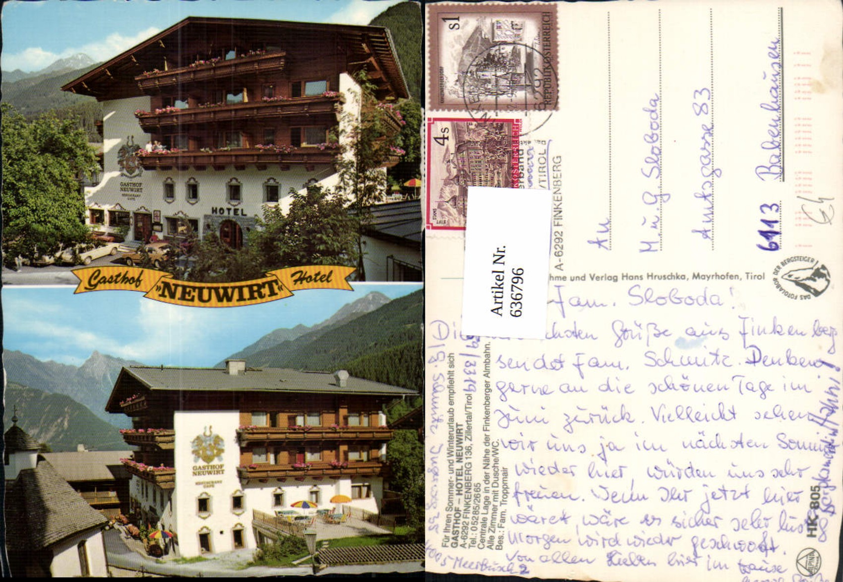 Alte Ansichtskarte – Old Postcard