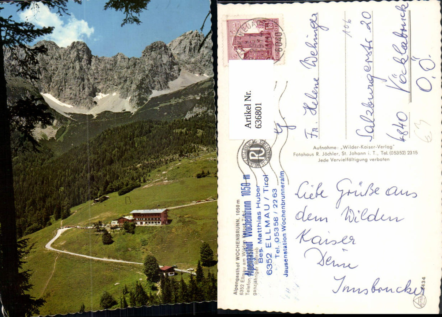 Alte Ansichtskarte – Old Postcard