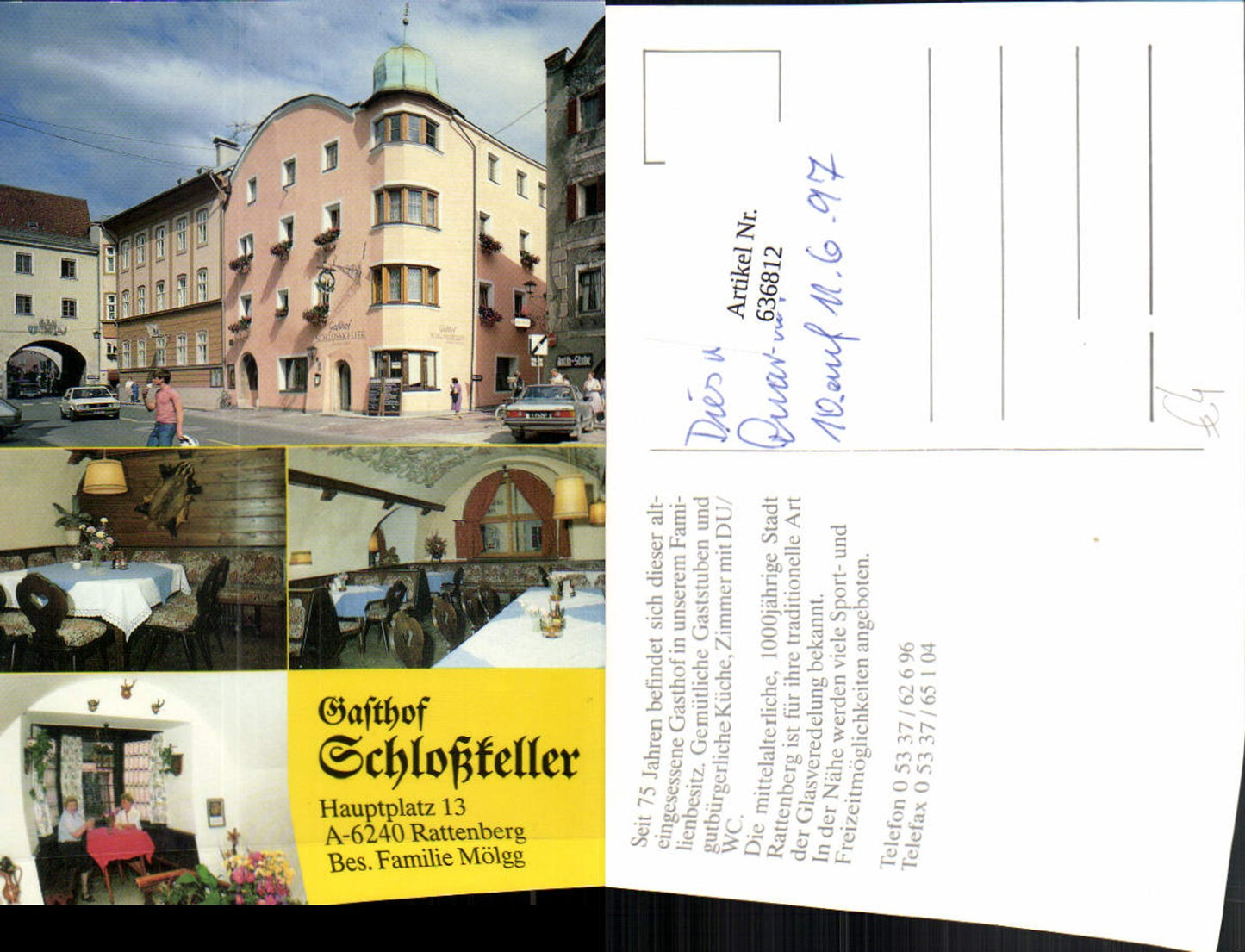 Alte Ansichtskarte – Old Postcard