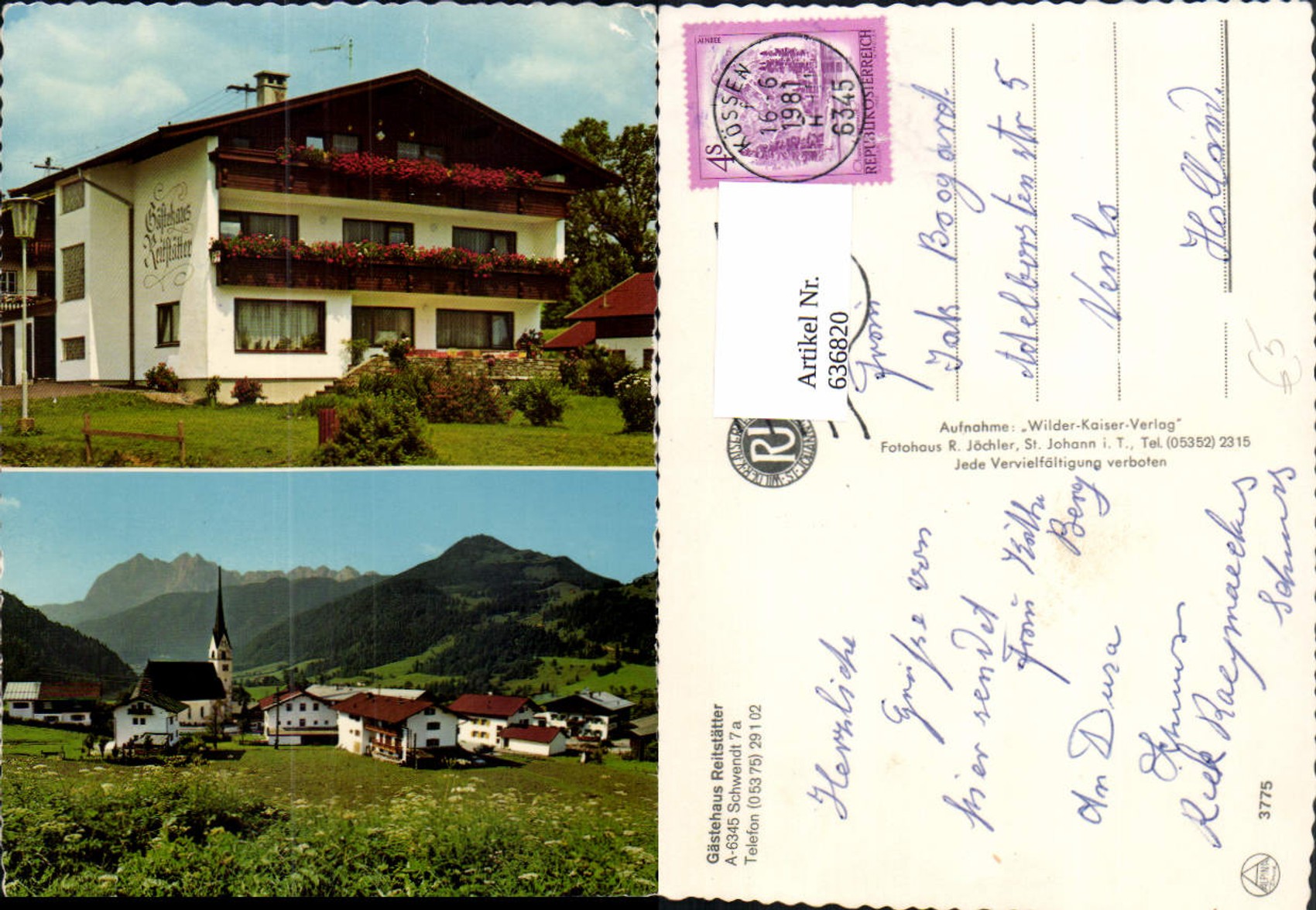 Alte Ansichtskarte – Old Postcard