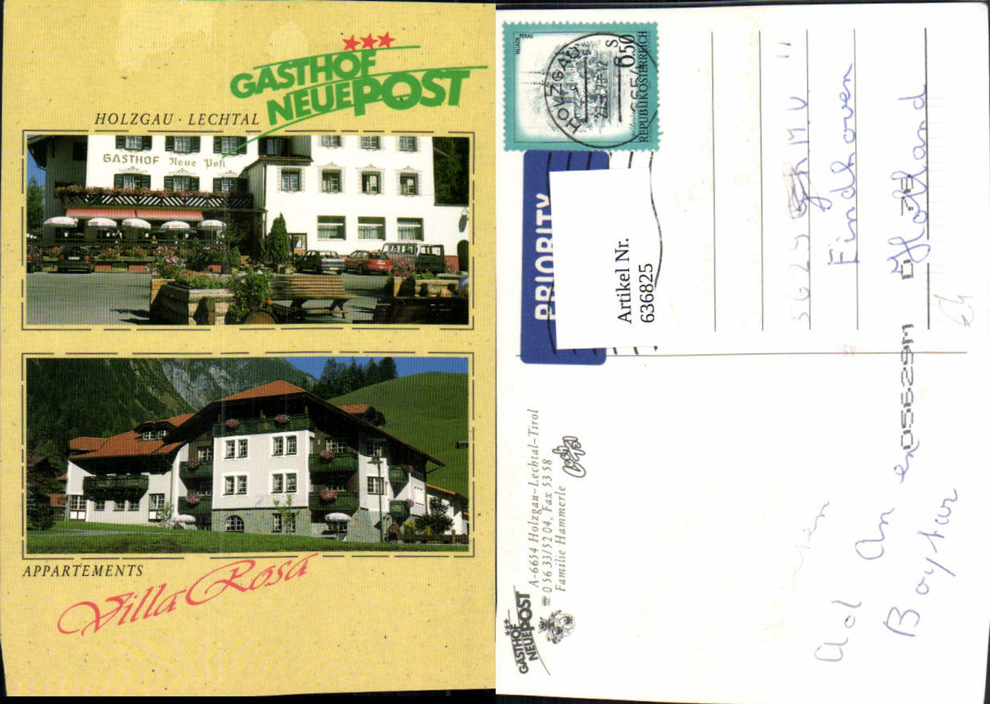 Alte Ansichtskarte – Old Postcard