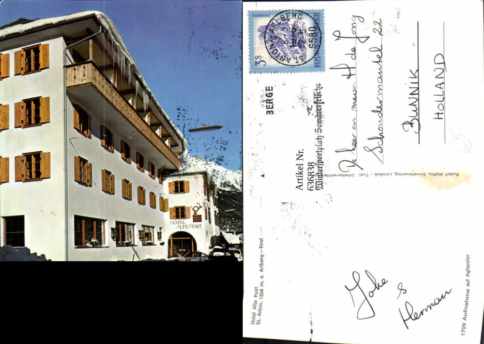 Alte Ansichtskarte – Old Postcard