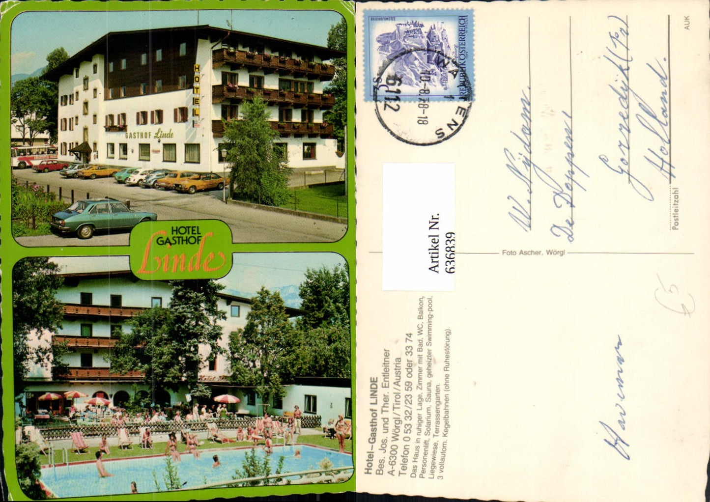 Alte Ansichtskarte – Old Postcard