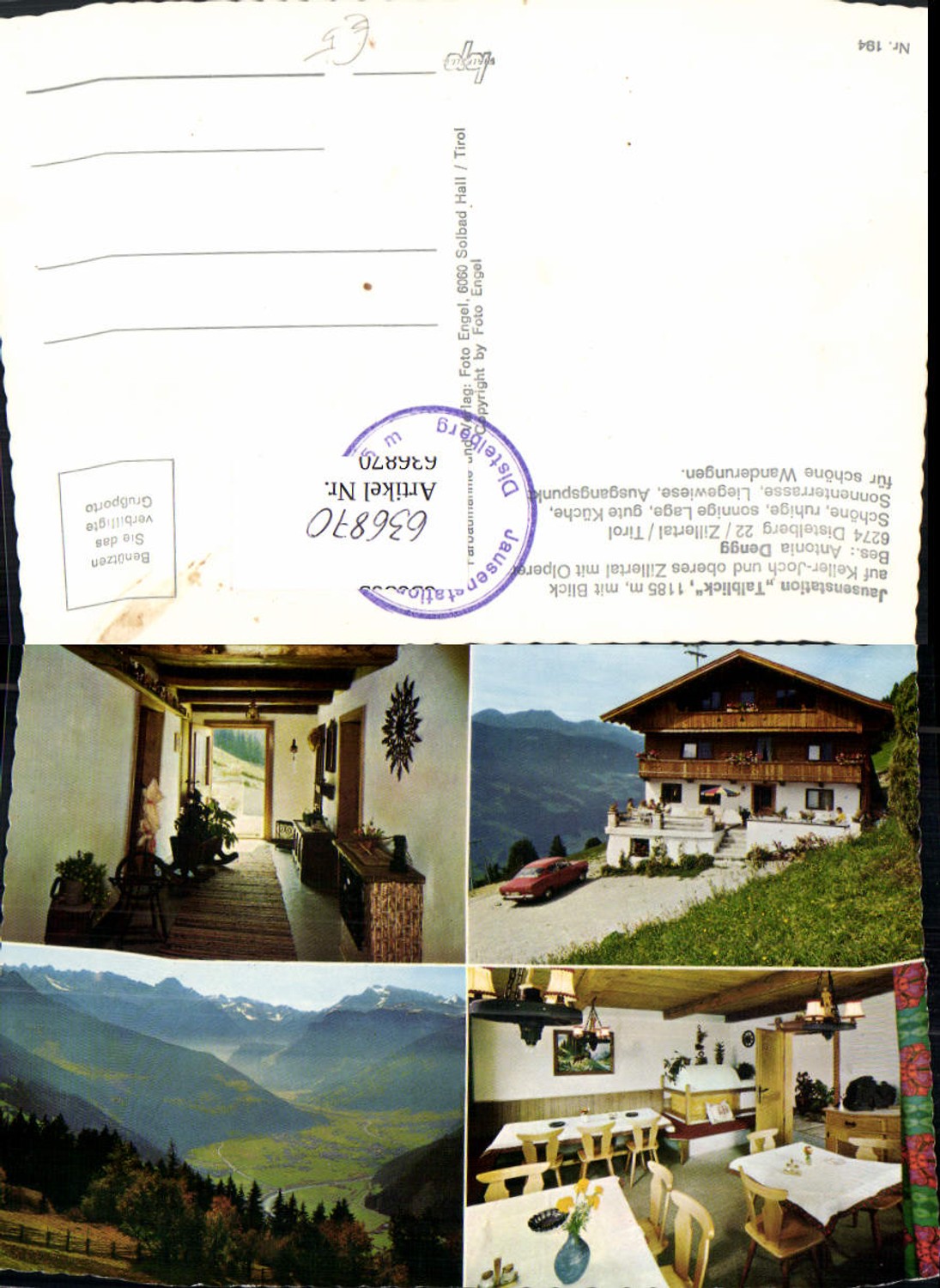 Alte Ansichtskarte – Old Postcard