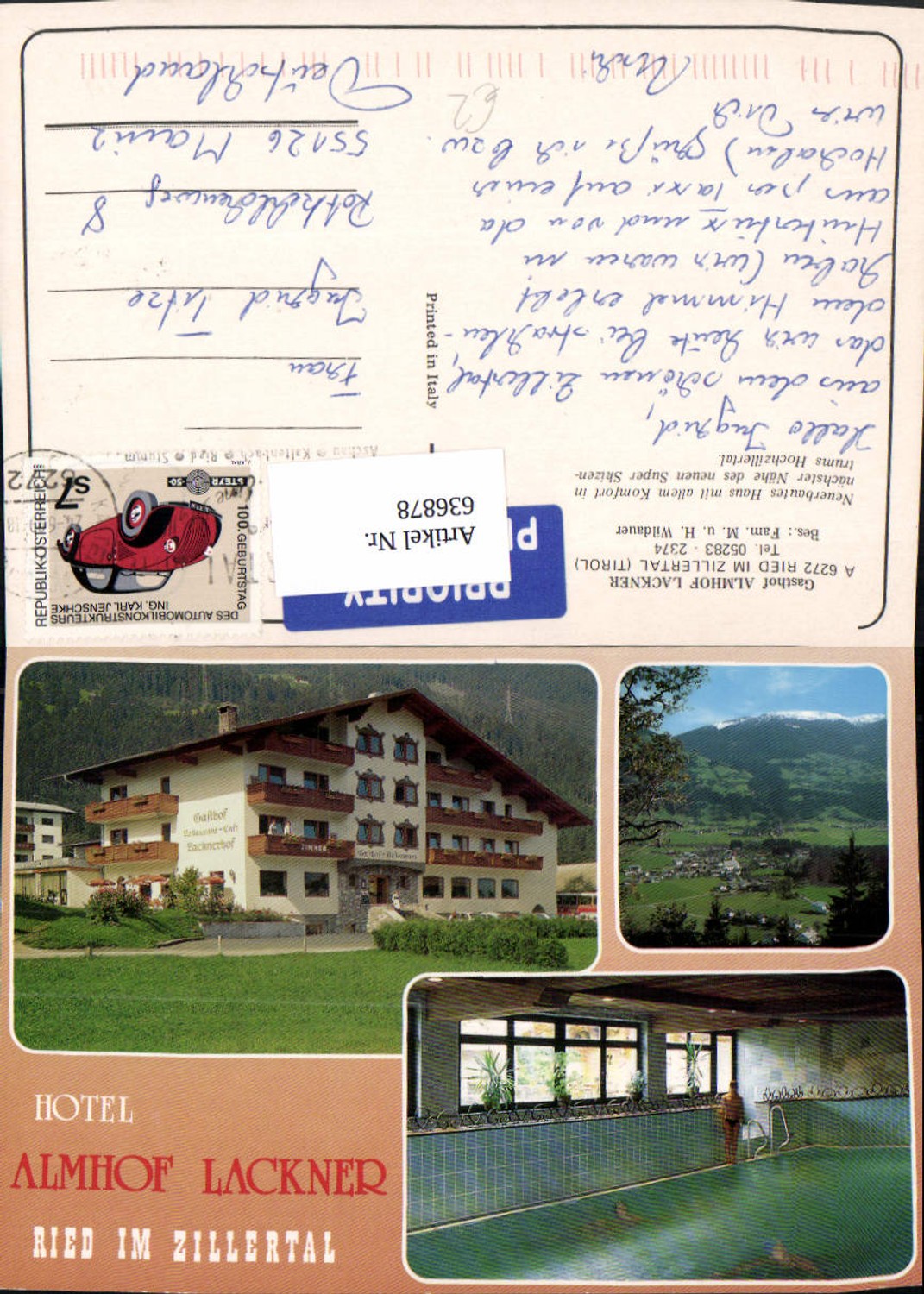 Alte Ansichtskarte – Old Postcard