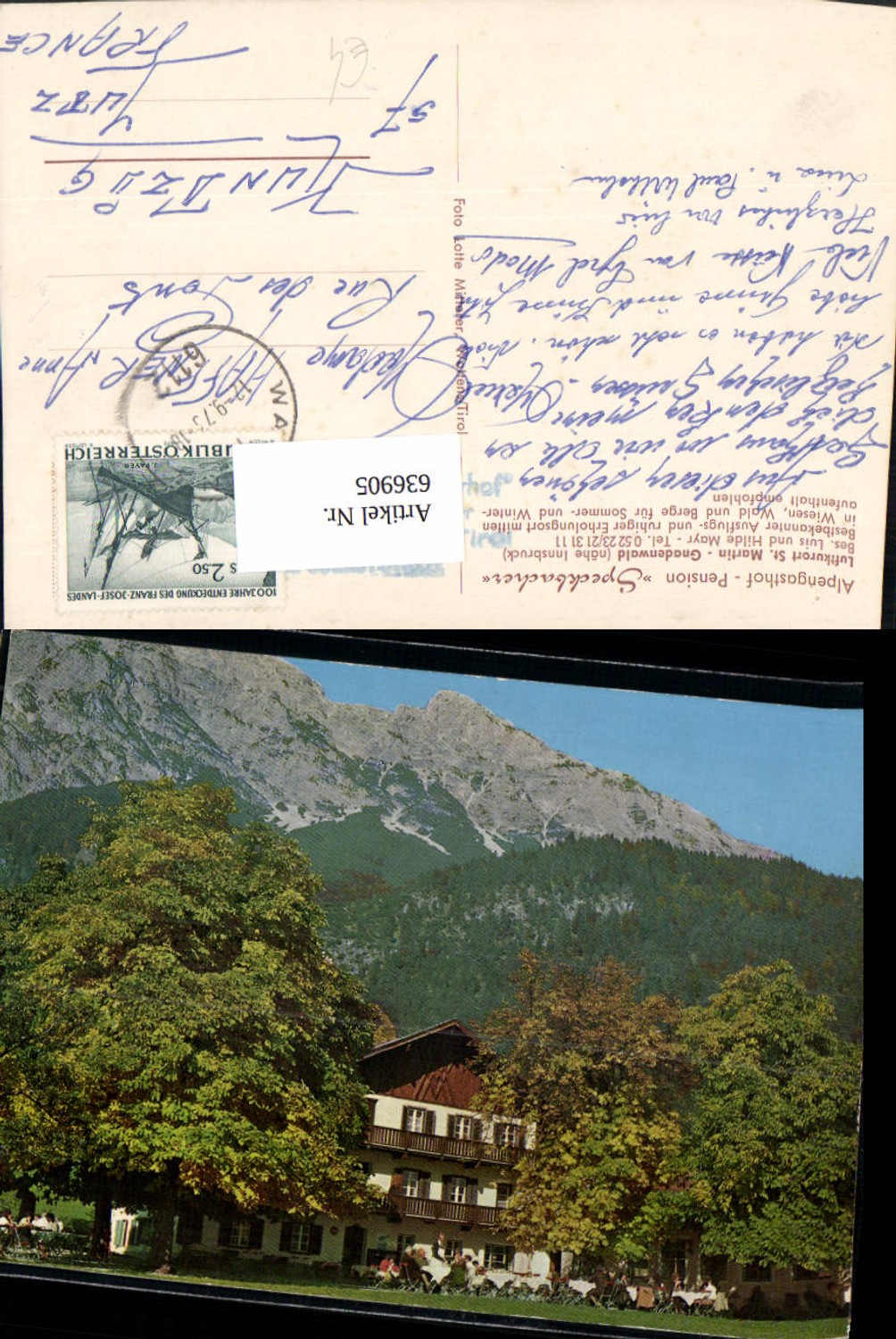 Alte Ansichtskarte – Old Postcard