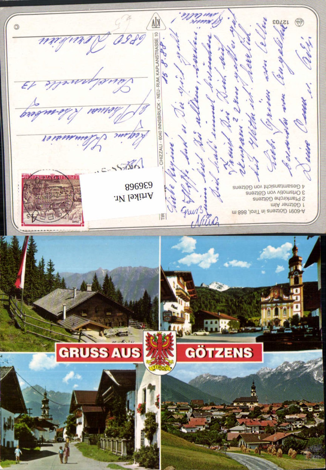 Alte Ansichtskarte – Old Postcard