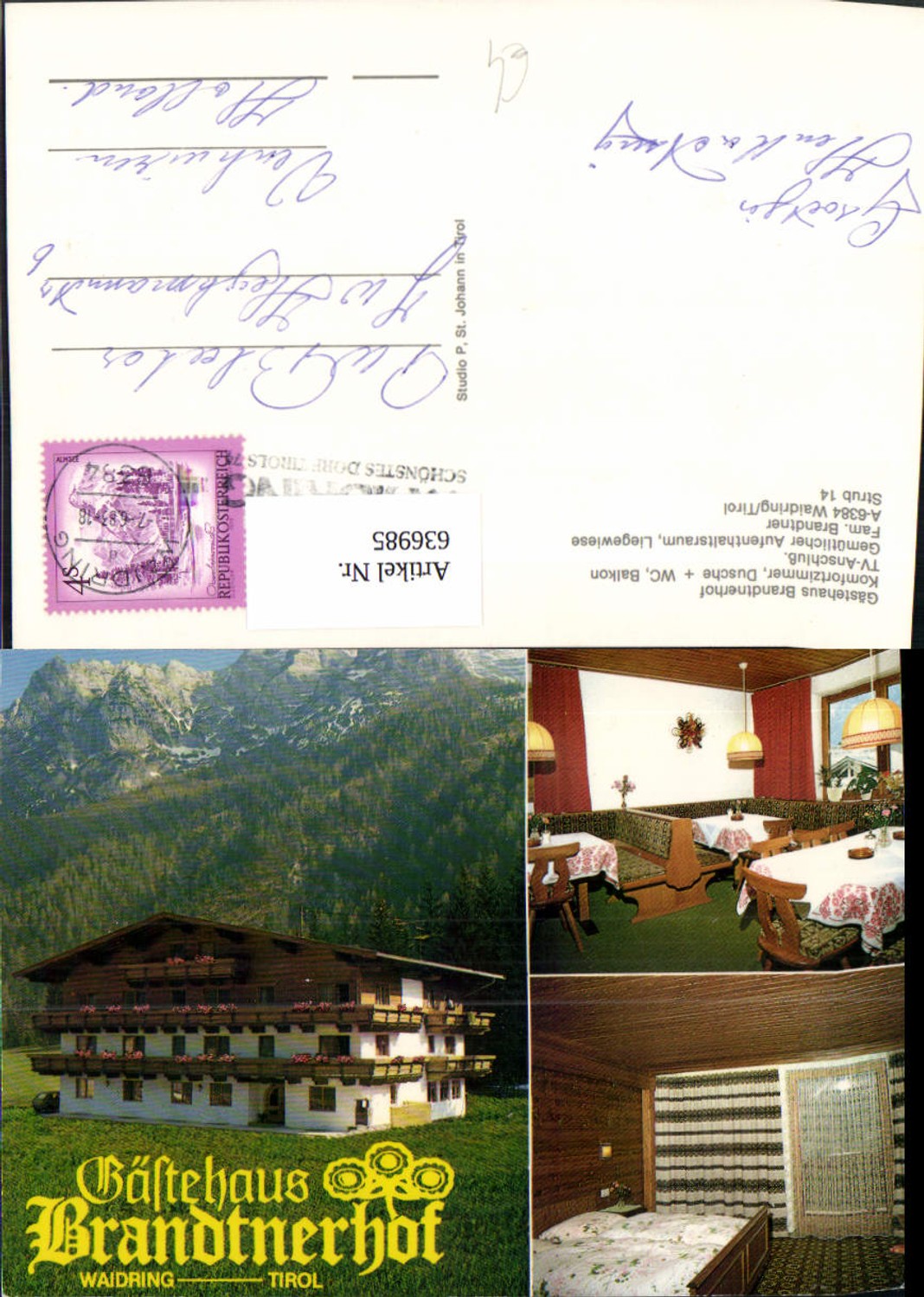 Alte Ansichtskarte – Old Postcard