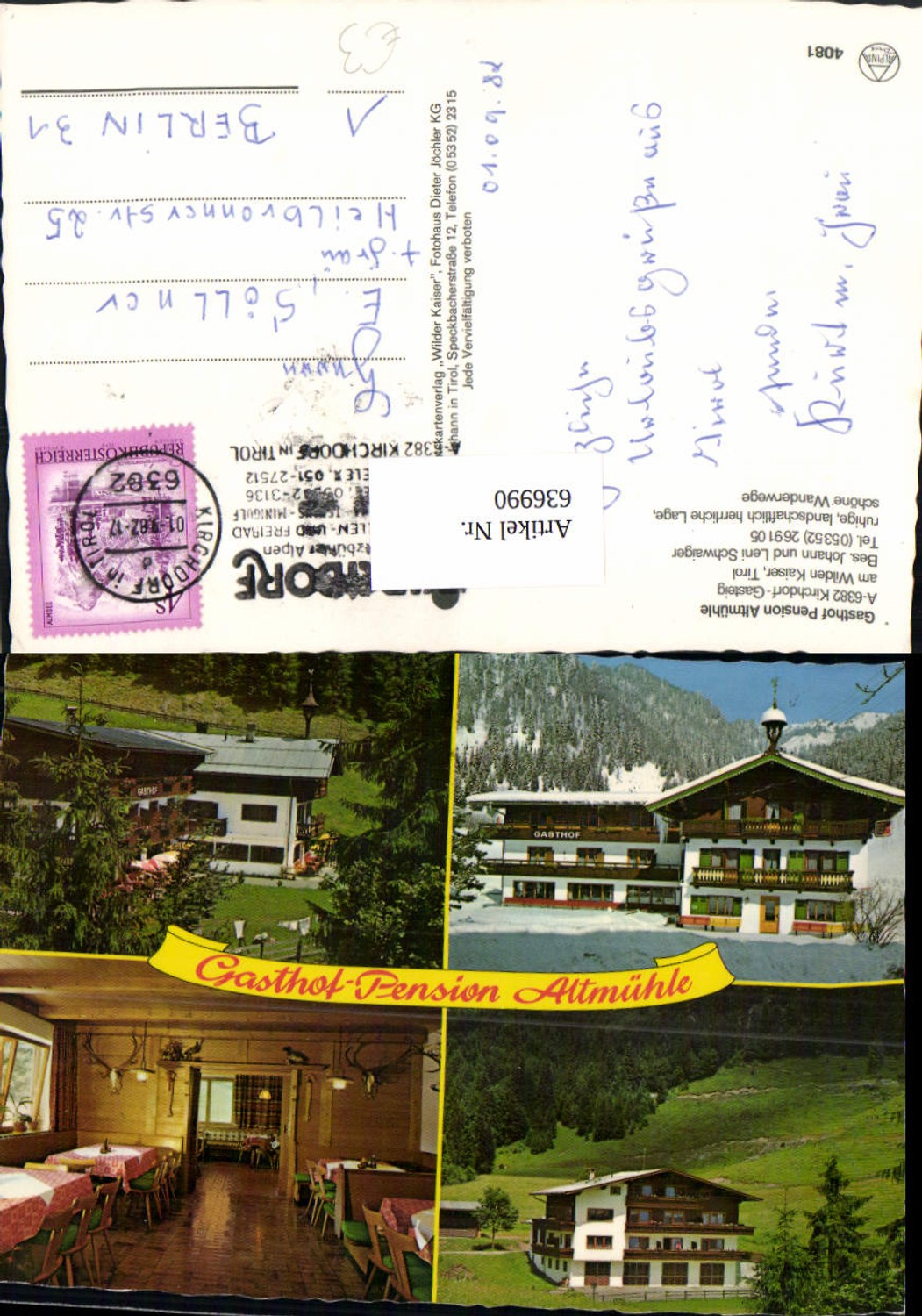 Alte Ansichtskarte – Old Postcard