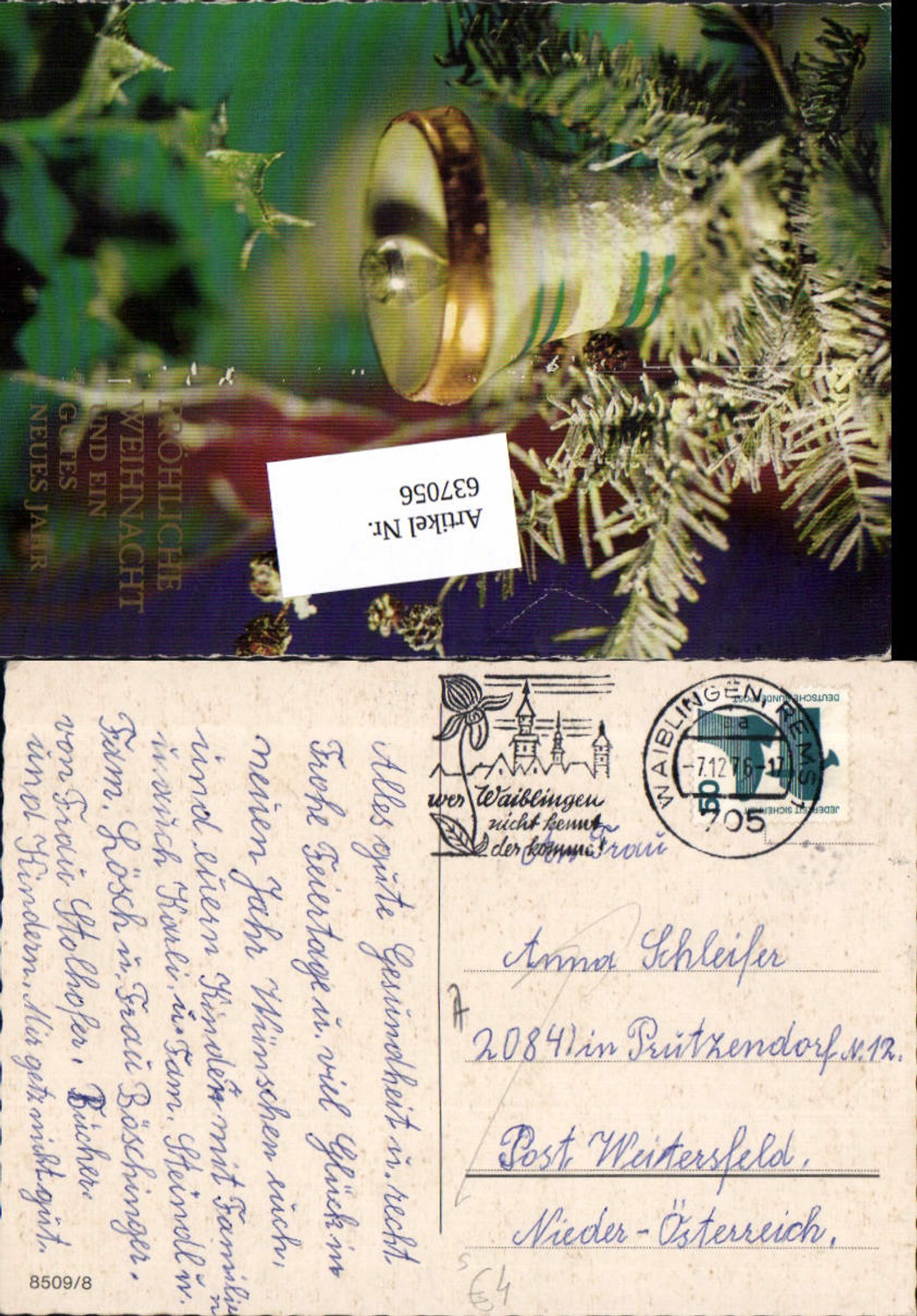 Alte Ansichtskarte – Old Postcard