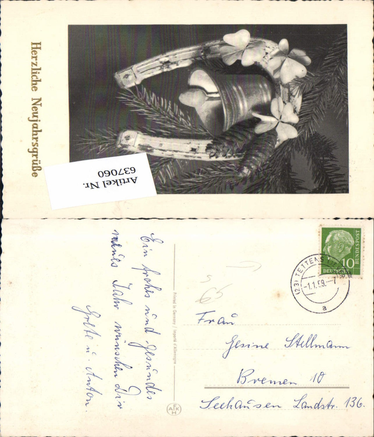 Alte Ansichtskarte – Old Postcard