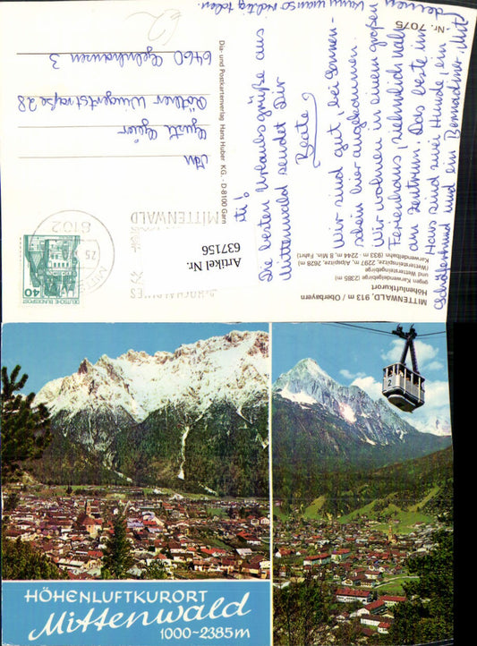 637156,Mehrbild Ak Mittenwald geg. Karwendelgebirge