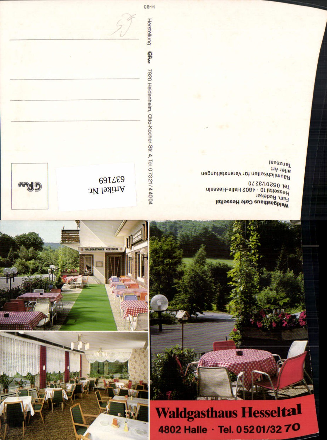 637169,Mehrbild Ak Halle Hesseln Waldgasthaus Cafe Hesseltal