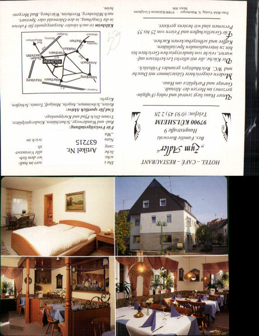 637215, Multi-image Ak Külsheim Hotel Cafe Zum Adler