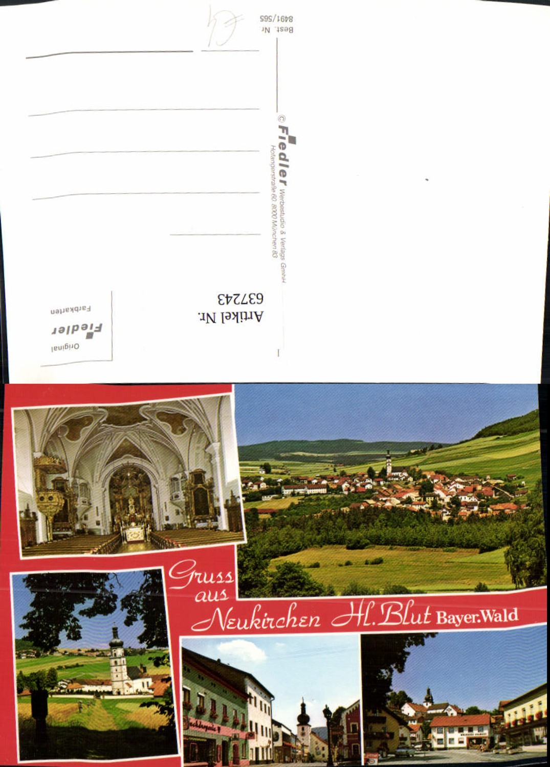 637243,Mehrbild Ak Neukirchen beim Heiligen Blut Bayer. Wald Kirche Ansichten
