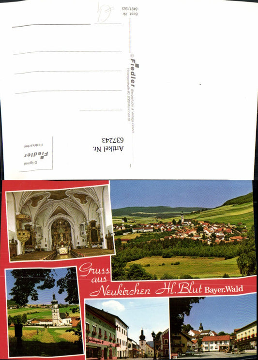 637243,Mehrbild Ak Neukirchen beim Heiligen Blut Bayer. Wald Kirche Ansichten