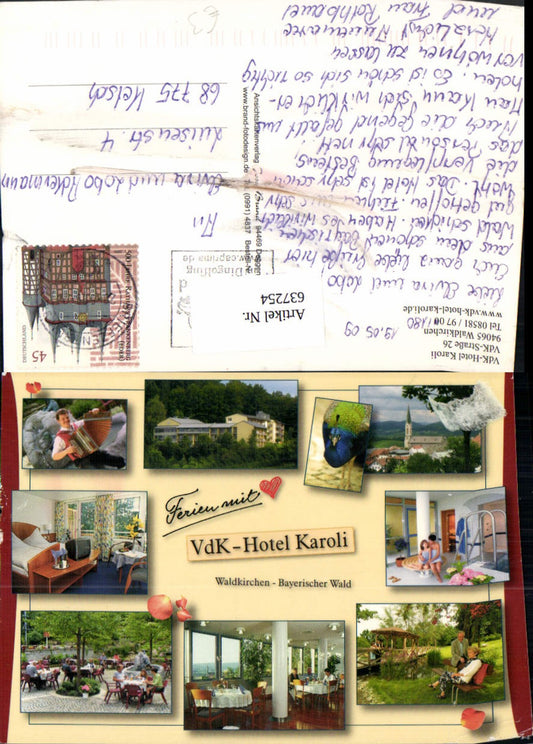 637254,Mehrbild Ak Waldkirchen VdK Hotel Karoli