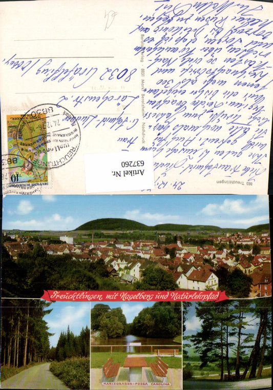 637260,Mehrbild Ak Treuchtlingen m. Nagelberg u. Naturlehrpfad