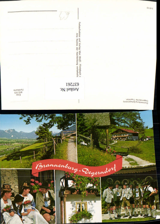 637261,Mehrbild Ak Brannenburg Gasthof Schweinsteig Degerndorfer Trachtler Tracht