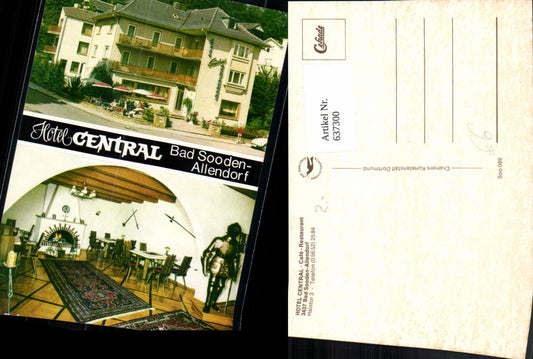 637300,Mehrbild Ak Bad Sooden-Allendorf Hotel Central