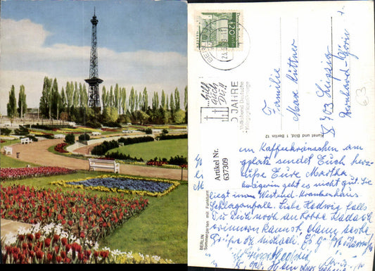 637309,Berlin Sommergarten m. Funkturm Turm