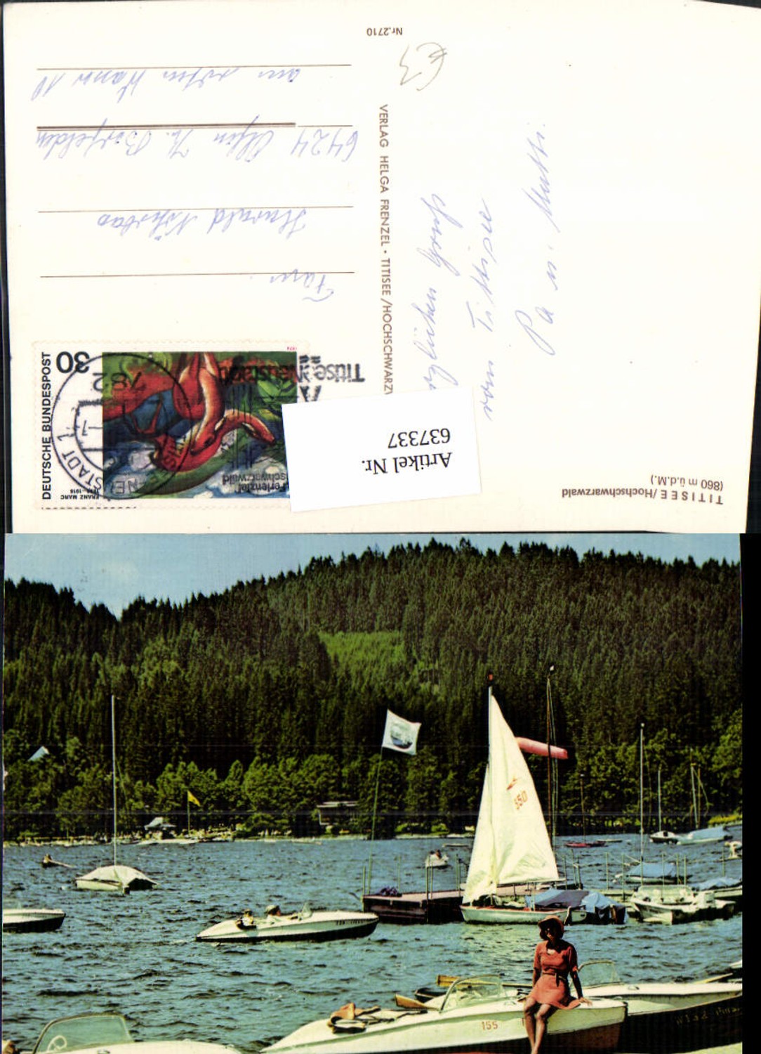 637337,Titisee Titisee-Neustadt Hochschwarzwald Segelboote Boote
