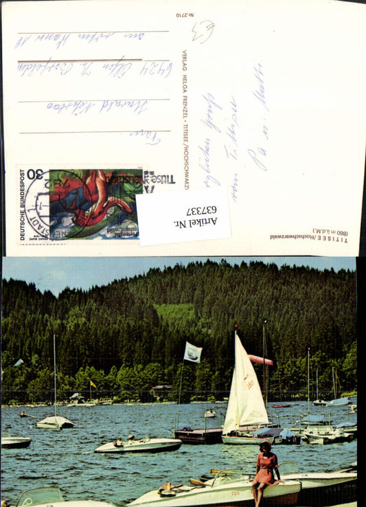 637337, Titisee Titisee-Neustadt Black Forest Sailboats Boats