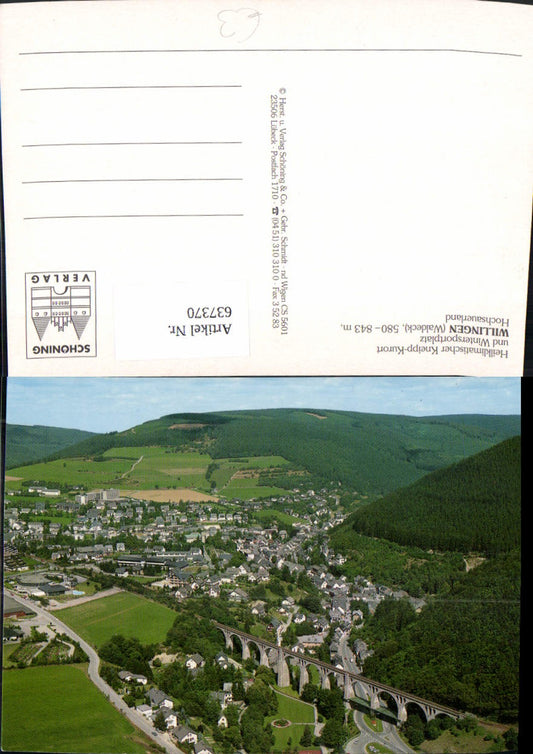 637370,Willingen Waldeck Hochsauerland Totale Viadukt