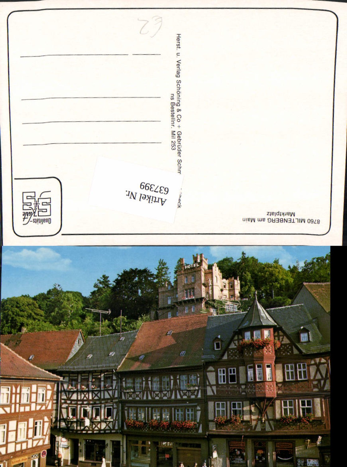 637399,Miltenberg a. Main Marktplatz Fachwerkhaus