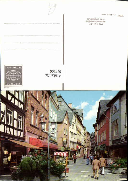 637400,Wetzlar Blick v. Schillerplatz i. Silhöferstraße