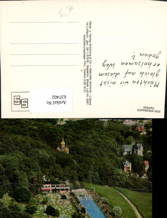 637402,Luftbild Wiesbaden Opelbad