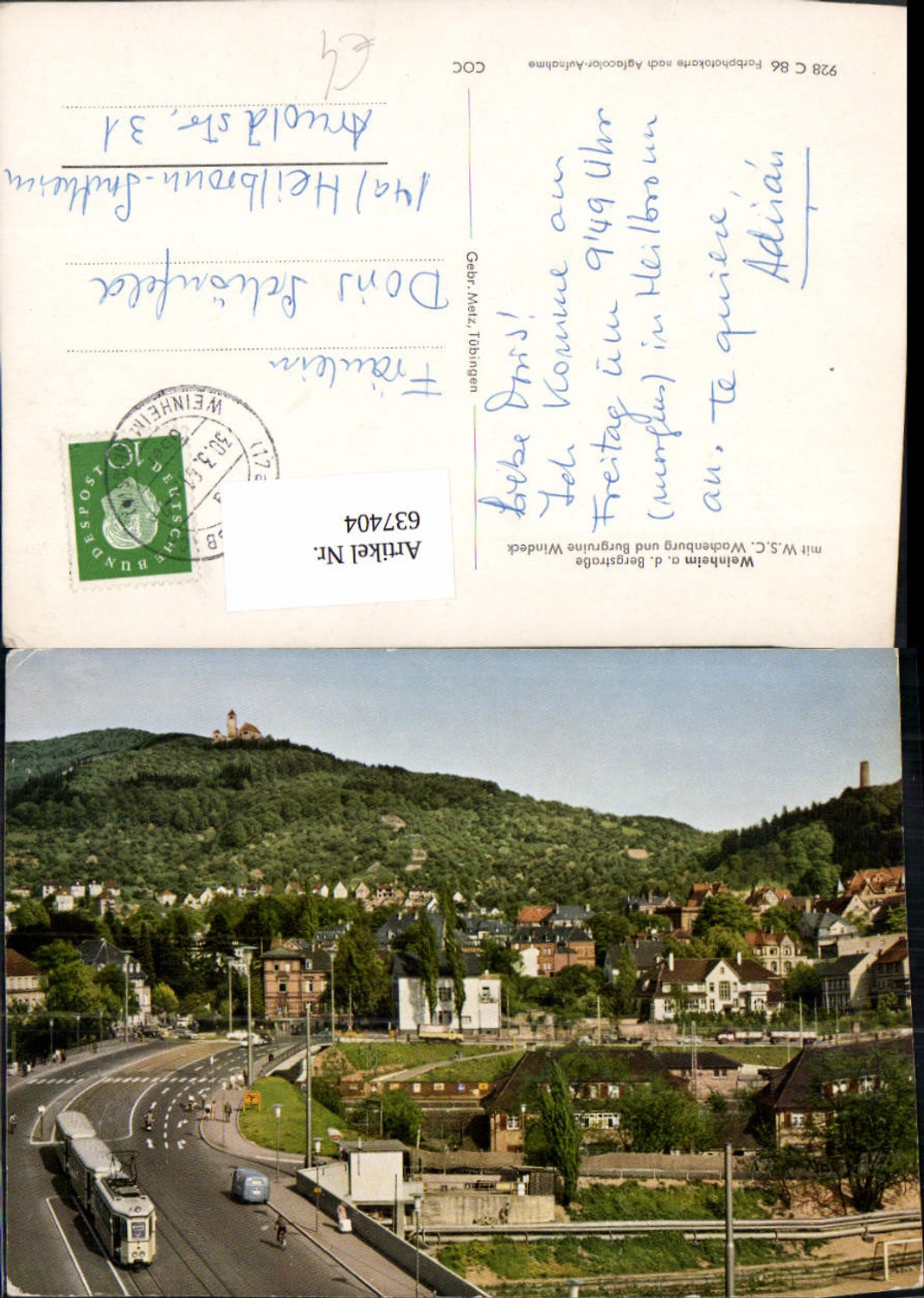 637404,Weinheim a. d. Bergstraße Wachenburg Burgruine Windeck