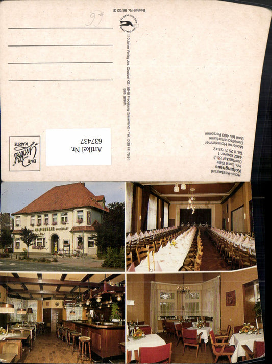 637437,Mehrbild Ak Greven Hotel Kolpinghaus