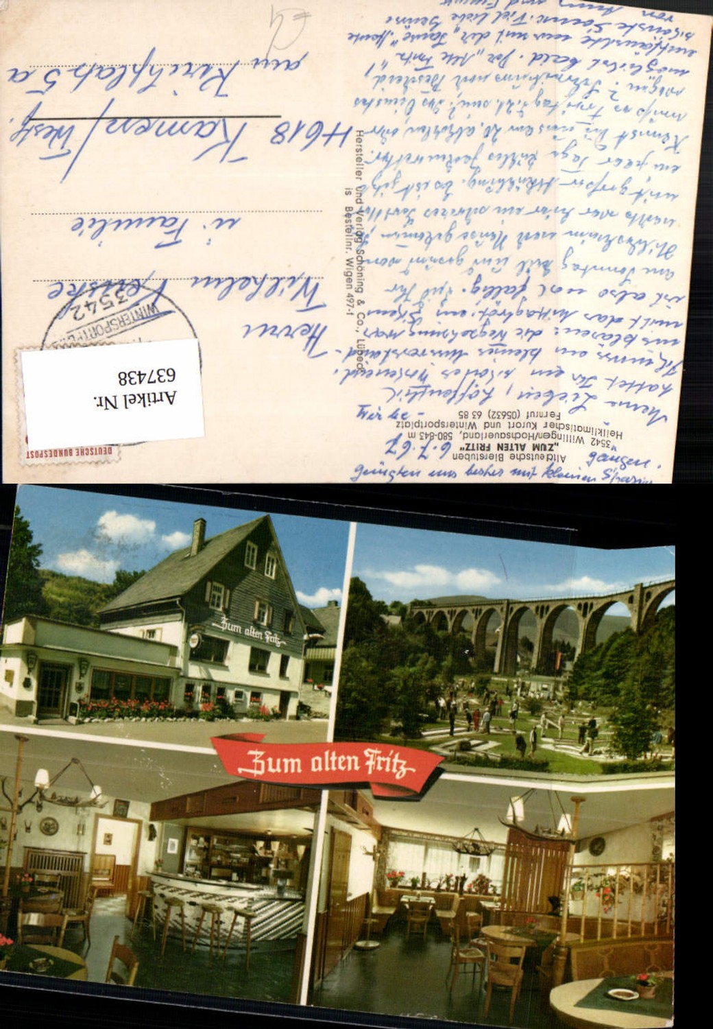 637438,Mehrbild Ak Willingen Hochsauerland Zum Alten Fritz