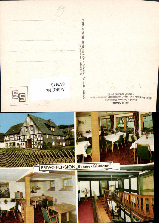 637448,Mehrbild Ak Halberbracht Haus Staul