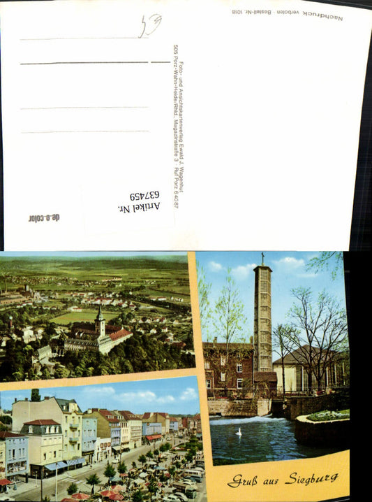 637459,Mehrbild Ak Siegburg Ansichten