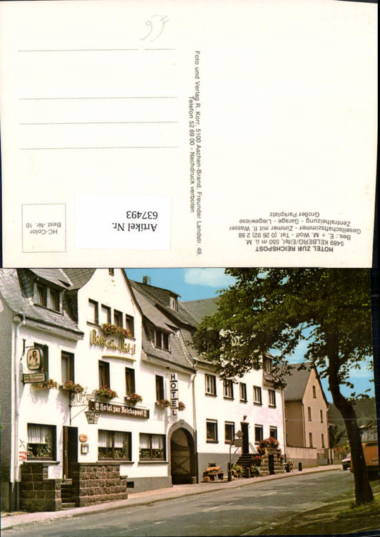 637493,Kelberg Eifel Hotel Zur Reichspost