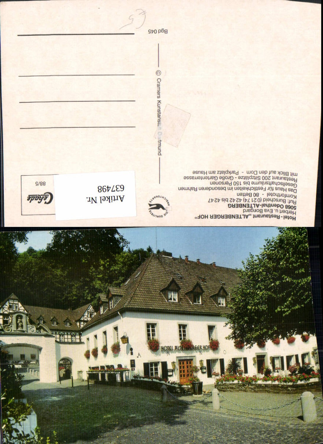 637498,Odenthal Altenberg Hotel Altenberger Hof