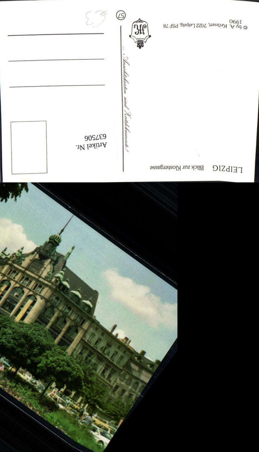 637506,Leipzig Blick zur Klostergasse