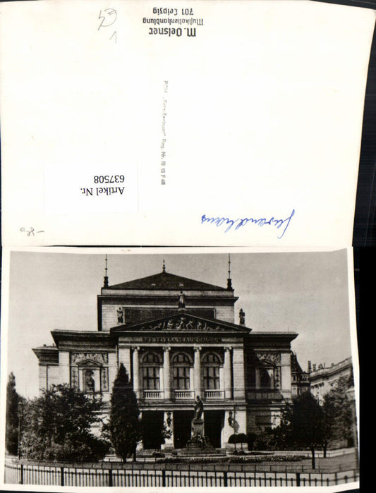 637508,Foto Ak Leipzig Gewandhaus pub M. Oelsner