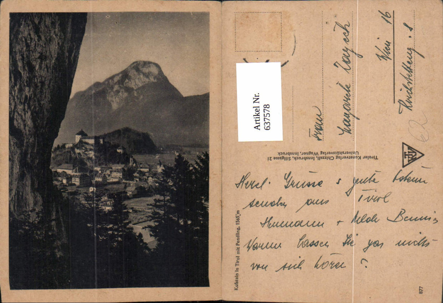 Alte Ansichtskarte – Old Postcard