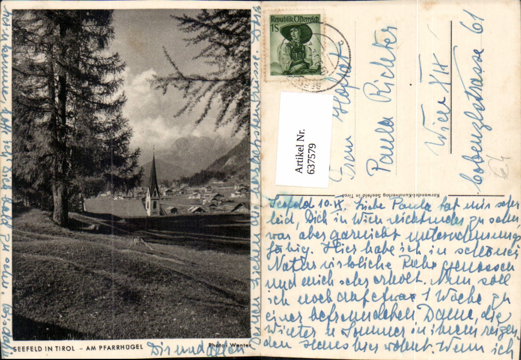 Alte Ansichtskarte – Old Postcard