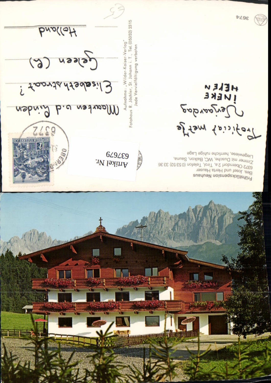 Alte Ansichtskarte – Old Postcard