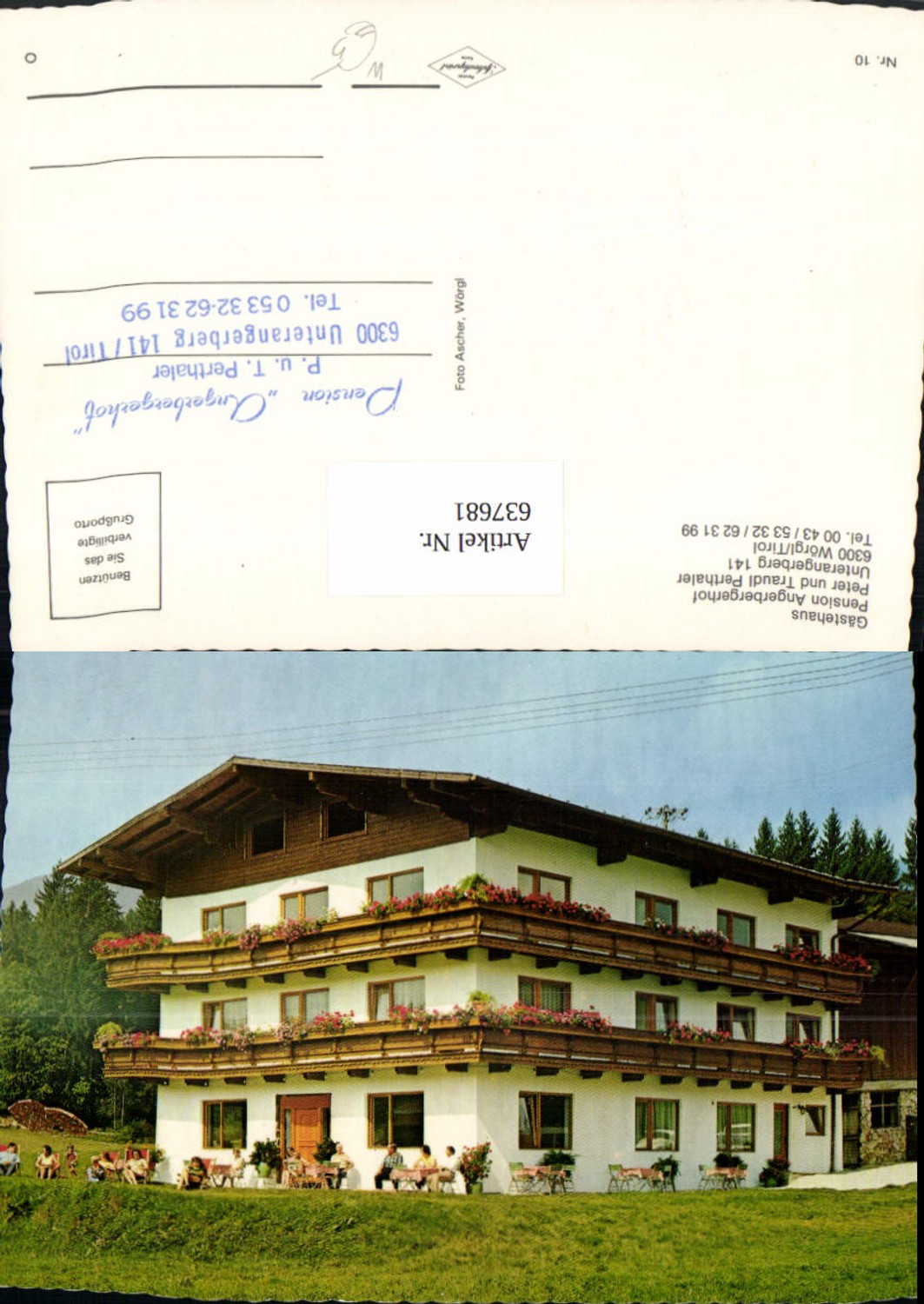 Alte Ansichtskarte – Old Postcard